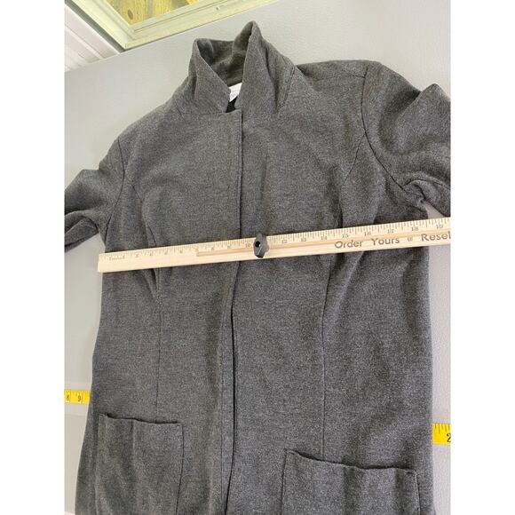 J Jill Womens Ponte Knit Blazer Size XS Open Front Pockets Cardigan Business - Picture 7 of 9